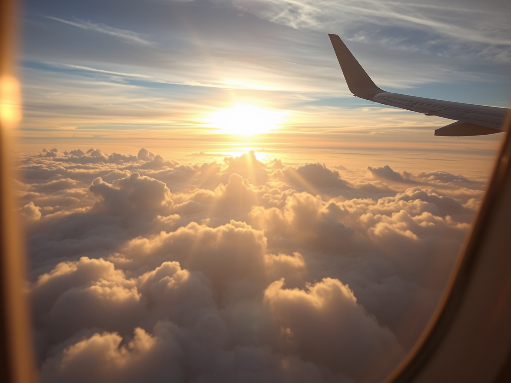 Entre las nubes…